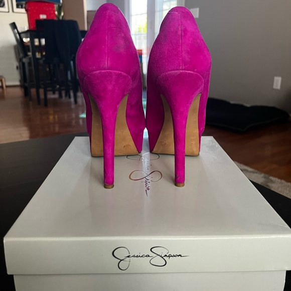 Jessica Simpson pink heels Size 8 - Picture 4 of 4